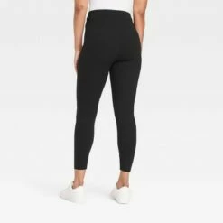 Deals 🎉 Women's Crossover V-Waistband Leggings - A New Day™ Black 👍