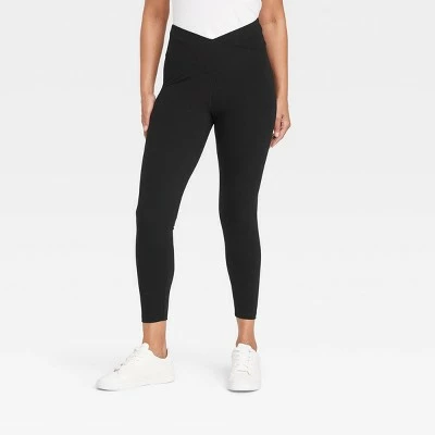 Deals ๐ Women's Crossover V-Waistband Leggings - A New Dayโข Black ๐ 5 Deals ๐ Women's Crossover V-Waistband Leggings - A New Dayโข Black ๐ - Image 3