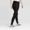 Deals 🔔 Women's Drawstring High Waisted Lounge Leggings with Pockets - A New Day™ Black 👏 -A New Day Sales 2022 unnamed file 3320