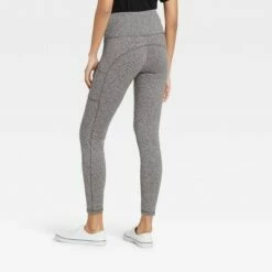 Best deal 🔔 Women's High Waisted Stash Pocket Leggings - A New Day™ Black ⌛