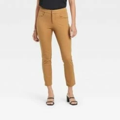 New ⭐ Women's High-Rise Zip-Front Skinny Ankle Pants - A New Day™ ❤️ -A New Day Sales 2022 unnamed file 3346