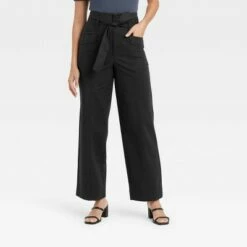 Cheap 🔥 Women's High-Rise Wide-Leg Paperbag Pants - A New Day™ 🌟 -A New Day Sales 2022 unnamed file 3362