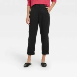 Cheap 😍 Women's High-Rise Straight Chilled Out Ankle Chino Pants - A New Day™ 🔥 -A New Day Sales 2022 unnamed file 3437