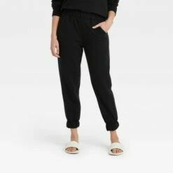 Deals 🔔 Women's High-Rise Pull-On All Day Fleece Ankle Jogger Pants - A New Day™ 🤩 -A New Day Sales 2022 unnamed file 3441