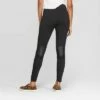 Best Sale 😀 Women's High Waist Moto Leggings - A New Day™ Black ⭐ -A New Day Sales 2022 unnamed file 3463