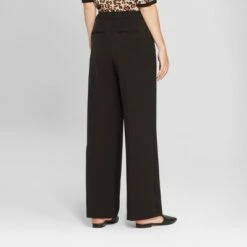 Best reviews of 🥰 Women's Wide Leg Bi-Stretch Twill Pants - A New Day Heather Gray 👍