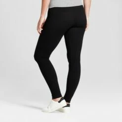 Cheapest 🔥 Women's Twill Seamless High Waist Leggings - A New Day™ Heather Gray ⌛