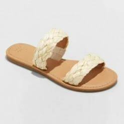 Budget 🤩 Women's Lucy Braided Slide 🩴 Sandals - A New Day™ Black 🥰 -A New Day Sales 2022 unnamed file 3567
