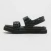 Promo 😍 Women's Ruthie Quilted Footbed 🩴 Sandals - A New Day™ Black ⭐ -A New Day Sales 2022 unnamed file 3573