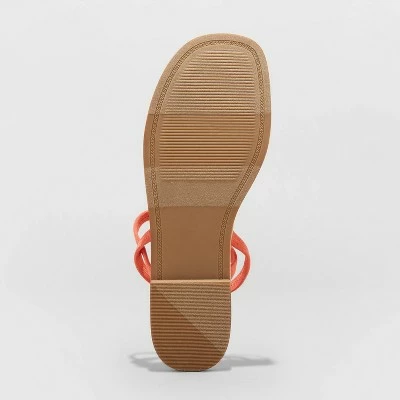 Brand new 🤩 Women's Emerson Elastic Ankle Strap 🩴 Sandals - A New Day™ Red 🧨 5 Brand new 🤩 Women's Emerson Elastic Ankle Strap 🩴 Sandals - A New Day™ Red 🧨 - Image 3