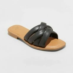Discount 😀 Women's Rory Padded Slide 🩴 Sandals - A New Day™ Tan 🥰 -A New Day Sales 2022 unnamed file 3662