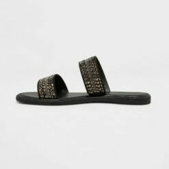 Flash Sale 🥰 Women's Kersha Embellished Slide 🩴 Sandals - A New Day™ Rose Gold 🤩