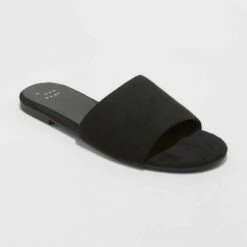 Cheap ❤️ Women's Heidi Slide 🩴 Sandals - A New Day™ Black 🧨 -A New Day Sales 2022 unnamed file 3675