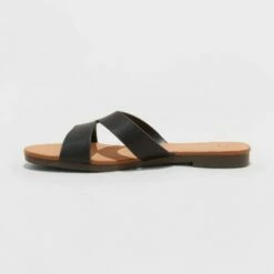 Cheapest 🥰 Women's Catie Slide 🩴 Sandals - A New Day™ Black 🤩