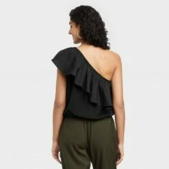 Best Sale 🤩 Women's One Shoulder Ruffle Top - A New Day™ ❤️