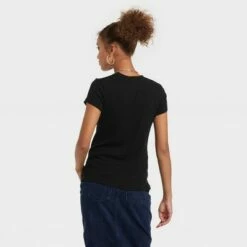 Coupon 🧨 Women's Short Sleeve Ribbed T-Shirt - A New Day™ 🥰