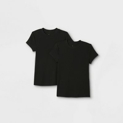 Budget ❤️ Women's Short Sleeve Ribbed 2pk Bundle T-Shirt - A New Day™ ✨ 5 Budget ❤️ Women's Short Sleeve Ribbed 2pk Bundle T-Shirt - A New Day™ ✨ - Image 3