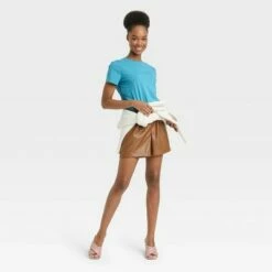 Best reviews of 🤩 Women's Short Sleeve T-Shirt - A New Day™ 👏 -A New Day Sales 2022 unnamed file 3820