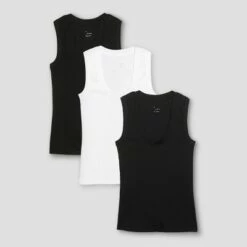 Best reviews of 👏 Women's Slim Fit 3pk Bundle Tank Top - A New Day™ 🧨 -A New Day Sales 2022 unnamed file 3849