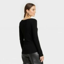 Best reviews of 🧨 Women's Long Sleeve Ribbed T-Shirt - A New Day™ ❤️