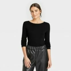 Best reviews of 🧨 Women's Long Sleeve Ribbed T-Shirt - A New Day™ ❤️ -A New Day Sales 2022 unnamed file 3885