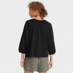 Top 10 ✔️ Women's Bishop Long Sleeve T-Shirt - A New Day™ 😀