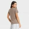 Best Sale 🔔 Women's Short Sleeve Scoop Neck T-Shirt - A New Day™ 🔥 -A New Day Sales 2022 unnamed file 3911