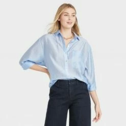 Best Sale 👍 Women's Long Sleeve Button-Down Boyfriend 👕 Shirt - A New Day™ ❤️ 8 Best Sale 👍 Women's Long Sleeve Button-Down Boyfriend 👕 Shirt - A New Day™ ❤️ -A New Day Sales 2022 unnamed file 3977