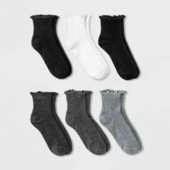 Best deal 🔥 Women's 6pk Lettuce Edge Ankle 🧦 Socks - A New Day™ 4-10 Black/white/gray 🥰 11 Best deal 🔥 Women's 6pk Lettuce Edge Ankle 🧦 Socks - A New Day™ 4-10 Black/white/gray 🥰 -A New Day Sales 2022 unnamed file 4061