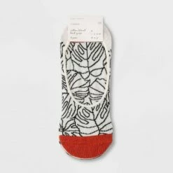 Top 10 ❤️ Women's Palm Leaves 3pk Liner 🧦 Socks - A New Day™ Black/Ivory 4-10 👏