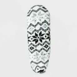 Brand new 🤩 Women's Snowflake Double Lined Cozy Booties with Grippers - A New Day™ Ivory 4-10 🧨 -A New Day Sales 2022 unnamed file 4103