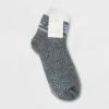 Coupon 😀 Women's Tree Double Lined Cozy Ankle 🧦 Socks - A New Day™ 4-10 Heather Gray/blue 😍