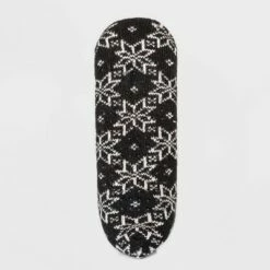 Budget ❤️ Women's Floral Double Lined Cozy Booties with Grippers - A New Day™ 4-10 Heather Gray/turquoise ❤️ -A New Day Sales 2022 unnamed file 4161