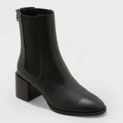 Discount 🥰 Women's Itzel Chelsea 🥾 Boots - A New Day™ Black 🔥 -A New Day Sales 2022 unnamed file 417