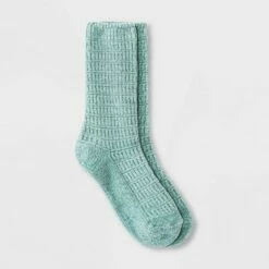 Cheap ❤️ Women's Textured Chenille Cozy Crew 🧦 Socks - A New Day™ 4-10 Gray ⌛ -A New Day Sales 2022 unnamed file 4183