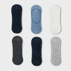Cheapest ❤️ Women's 6pk Liner 🧦 Socks - A New Day™ 4-10 Navy/denim Heather/white/gray ⌛ -A New Day Sales 2022 unnamed file 4207