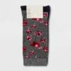 Best deal 😉 Women's Floral 3pk Crew 🧦 Socks - A New Day™ Gray/Navy/Burgundy 4-10 🧨 -A New Day Sales 2022 unnamed file 4216