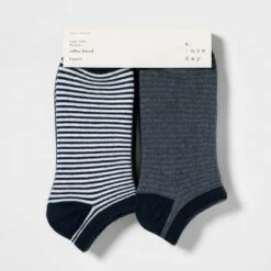 Discount 💯 Women's Striped 6pk Low Cut 🧦 Socks - A New Day™ 4-10 Cool Mix 🔥