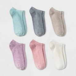 Outlet 🔔 Women's 6pk Low Cut 🧦 Socks - A New Day™ 4-10 Black/gray/white ⌛ -A New Day Sales 2022 unnamed file 4229