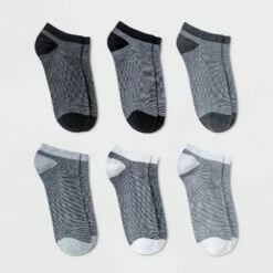 Outlet 🔔 Women's 6pk Low Cut 🧦 Socks - A New Day™ 4-10 Black/gray/white ⌛ -A New Day Sales 2022 unnamed file 4230