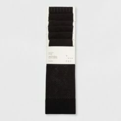 Discount 🔔 Women's 6pk Herringbone and Opaque Trouser 🧦 Socks - A New Day™ Black 4-10 🔥