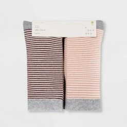 Buy 🧨 Women's Striped 6pk Crew 🧦 Socks - A New Day™ 4-10 Assorted Colors ✔️