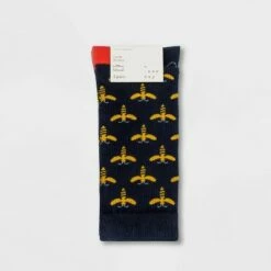 Cheap ⭐ Women's Bee 3pk Crew 🧦 Socks - A New Day™ Navy 4-10 🧨