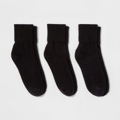 Best Sale ⌛ Women's 3pk Mary Jane Fold Over Cuff 🧦 Socks - A New Day™ 4-10 Gray Heather ✔️ 8 Best Sale ⌛ Women's 3pk Mary Jane Fold Over Cuff 🧦 Socks - A New Day™ 4-10 Gray Heather ✔️ - Image 6