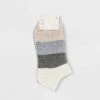 Brand new ✨ Women's Striped 3pk Low Cut 🧦 Socks - A New Day™ Ivory 4-10 🛒