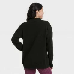 Best Sale 🌟 Women's Slouchy Mock Turtleneck Pullover Sweater - A New Day™ 🔥
