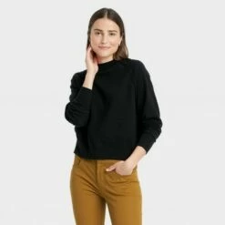 Best Sale 👏 Women's Crewneck Light Weight Pullover Sweater - A New Day™ 💯 -A New Day Sales 2022 unnamed file 4378