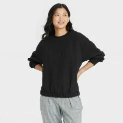 Wholesale 🔔 Women's Quilted Sweatshirt - A New Day™ 💯 -A New Day Sales 2022 unnamed file 4425