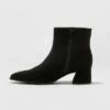 Buy 👏 Women's Delilah Heeled Ankle 🥾 Boots - A New Day™ Black 😀 -A New Day Sales 2022 unnamed file 443