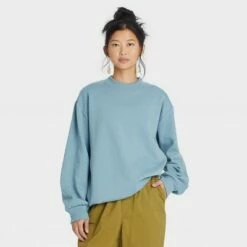 Coupon 🛒 Women's Oversized Sweatshirt - A New Day™ ⌛ -A New Day Sales 2022 unnamed file 4445